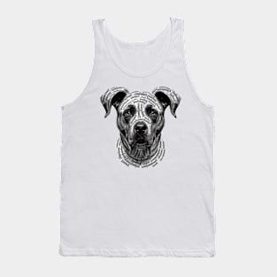 Canine Chronicle: A Portrait in Words Tank Top